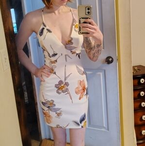 Floral mini dress
